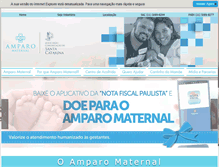 Tablet Screenshot of amparomaternal.org